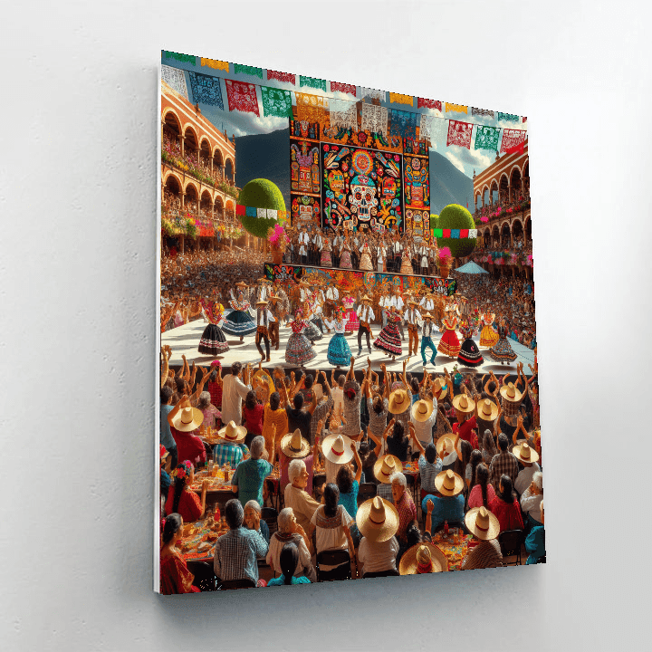 Festival Internacional De Guelaguetza DIY Paint By Numbers