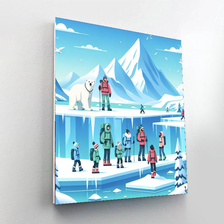 Arctic Adventure Expedition Numbered Painting Kits