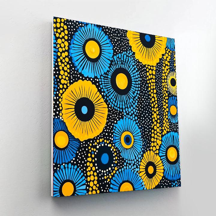 Yayoi Kusama Inspired Kaleidoscope Of Infinite Patterns  DIY Paint By Numbers