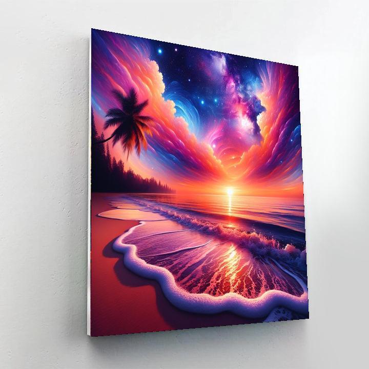 Dreamy Ocean Paradise DIY Paint By Numbers