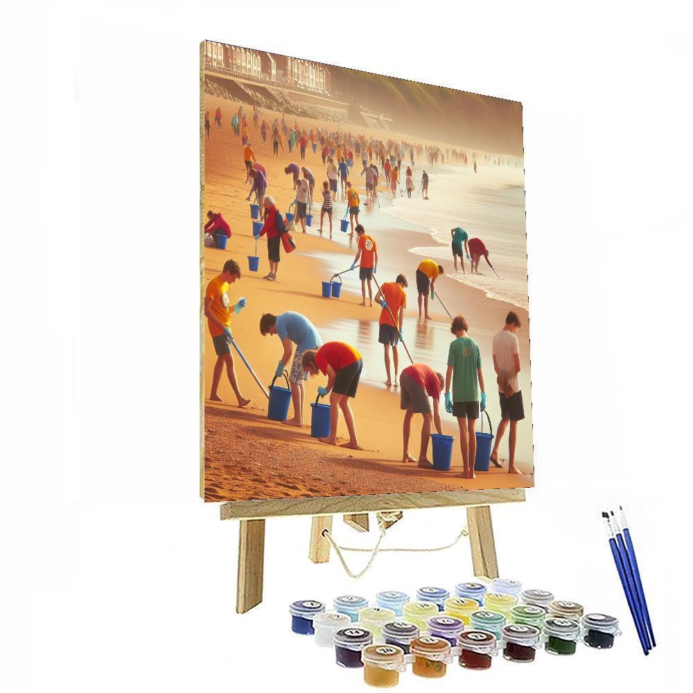 The Great British Beach Clean Numbered Painting Kits