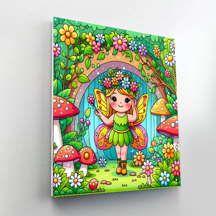 Forest Fairy's Secret Hideaway Paint By Numbers Kits
