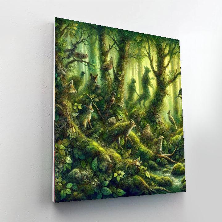 Mystic Woodland Creatures Paint By Numbers Kits