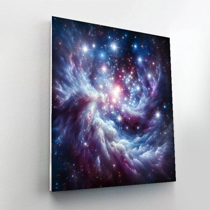 Celestial Star Cluster Paint By Color