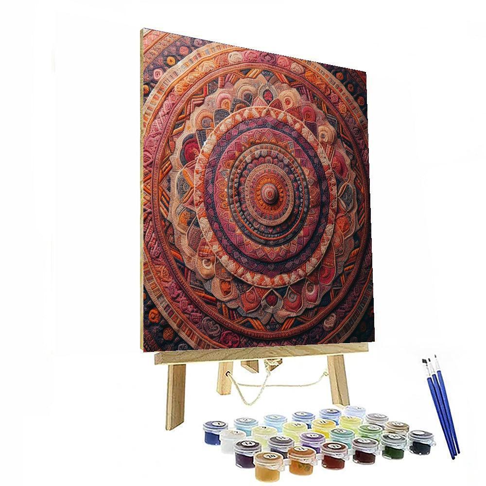 Bohemian Sunset Throw Paint By Number