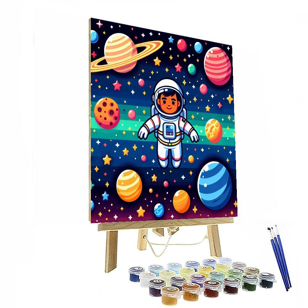 Astronaut's Space Quest Paint By Color