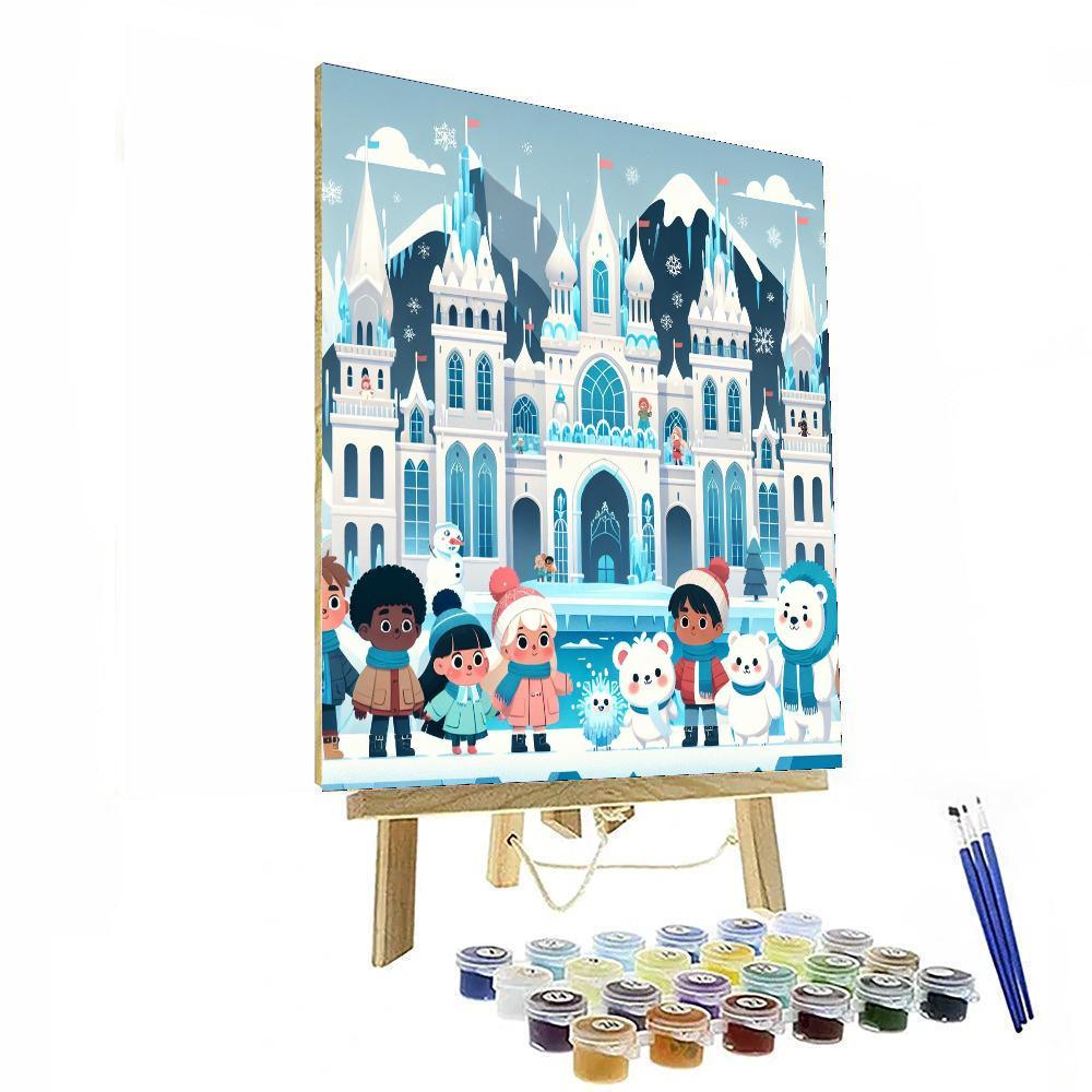 Journey To The Ice Palace Paint By Numbers Art