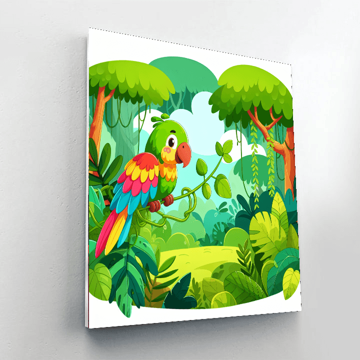 Jungle Safari Exploration Paint By Numbers Art