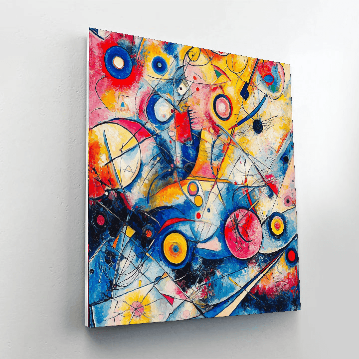 Wassily Kandinsky Inspired Abstract Forest  Paint By Numbers Art
