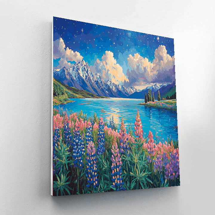Lake Tekapo - New Zealand Numbered Painting Kits