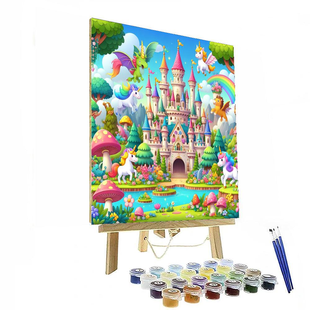 Fairytale Kingdom Castle Numbered Painting Kits