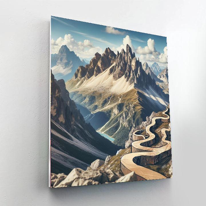 Mountain Trail Numbered Painting Kits