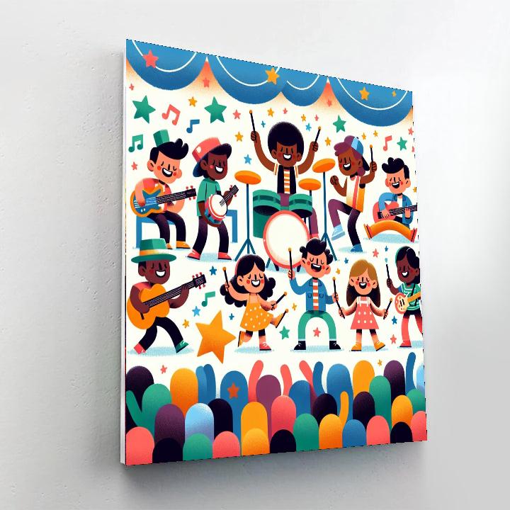 Lively Music Makers Painting Number Kit