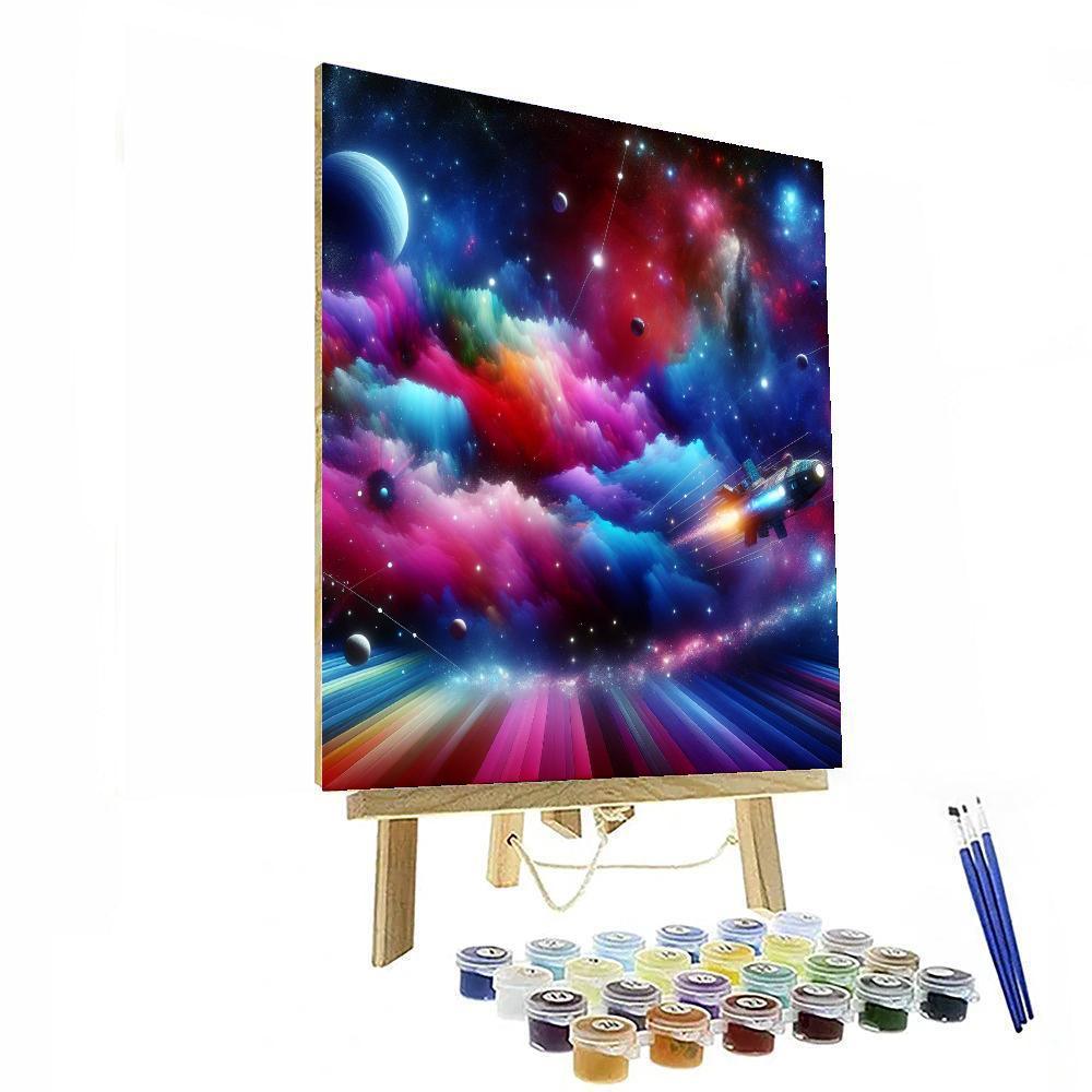 Adventurous Space Expedition Numbered Painting Kits