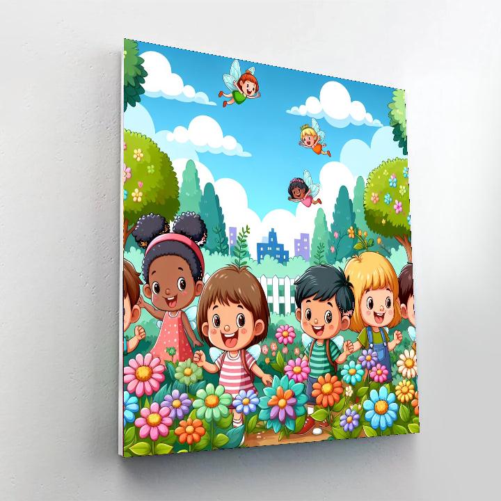 Fantasy Garden Exploration Painting Number Kit