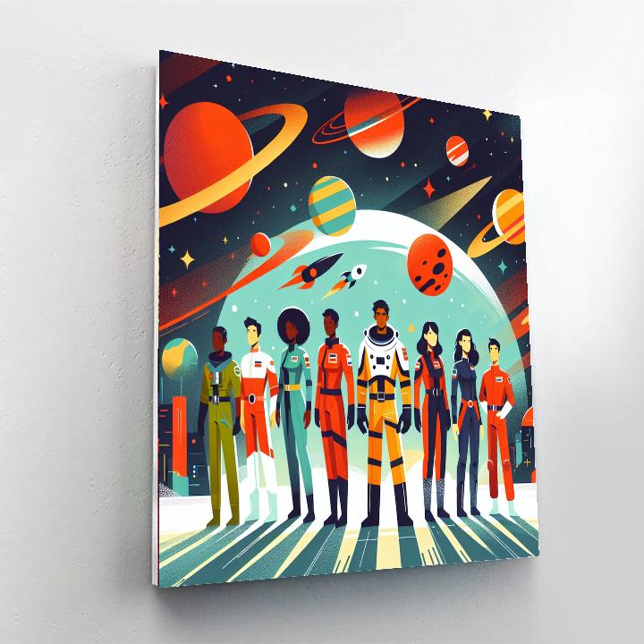 Galactic Guardian Gathering Painting Number Kit