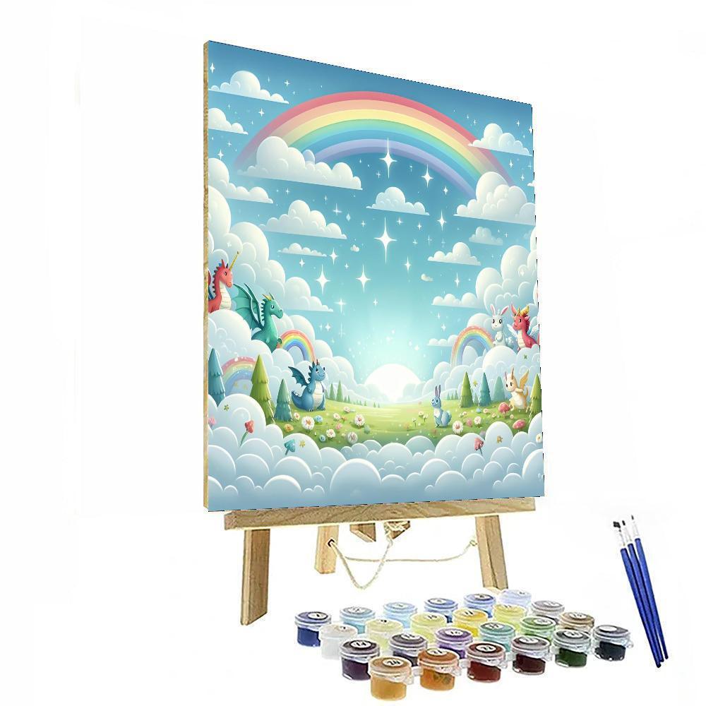 Magical Dreams In The Clouds Paint By Numbers