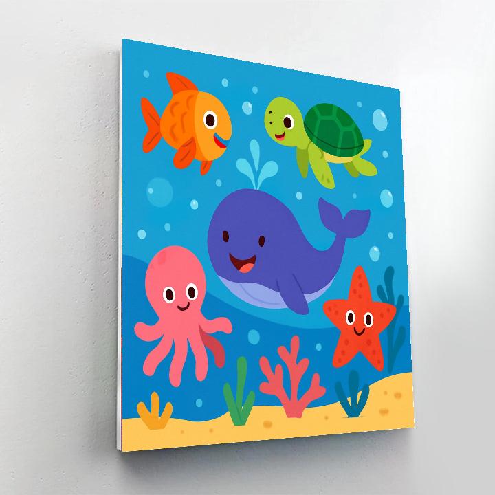 Creative Ocean Adventure Numbered Painting Kits