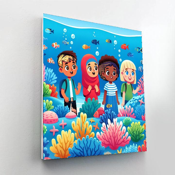 Kingdom Of Coral Paint By Color
