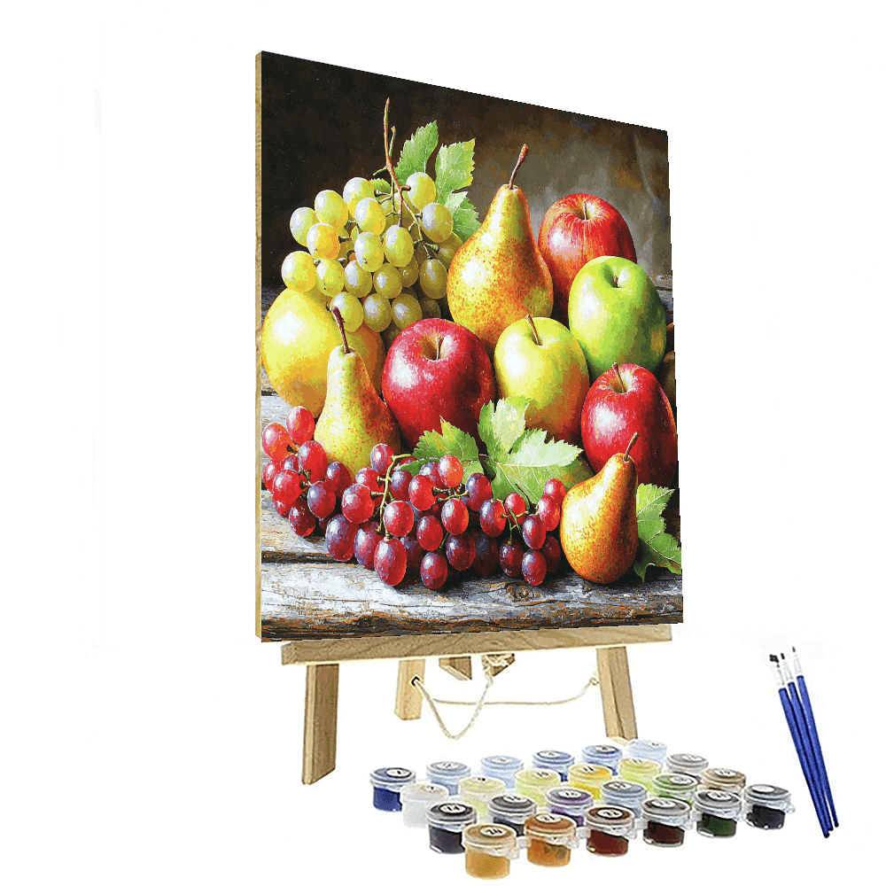 Cézanne Inspired Fruits of the Harvest - DIY Painting By Numbers Kit