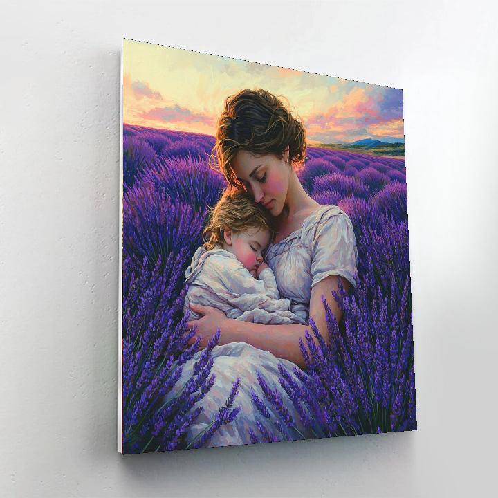 Lullabies In Lavender Fields Painting By Numbers Kit