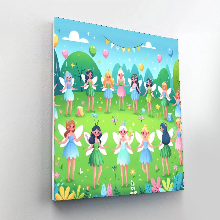 Friendly Fairy Fête Paint By Color