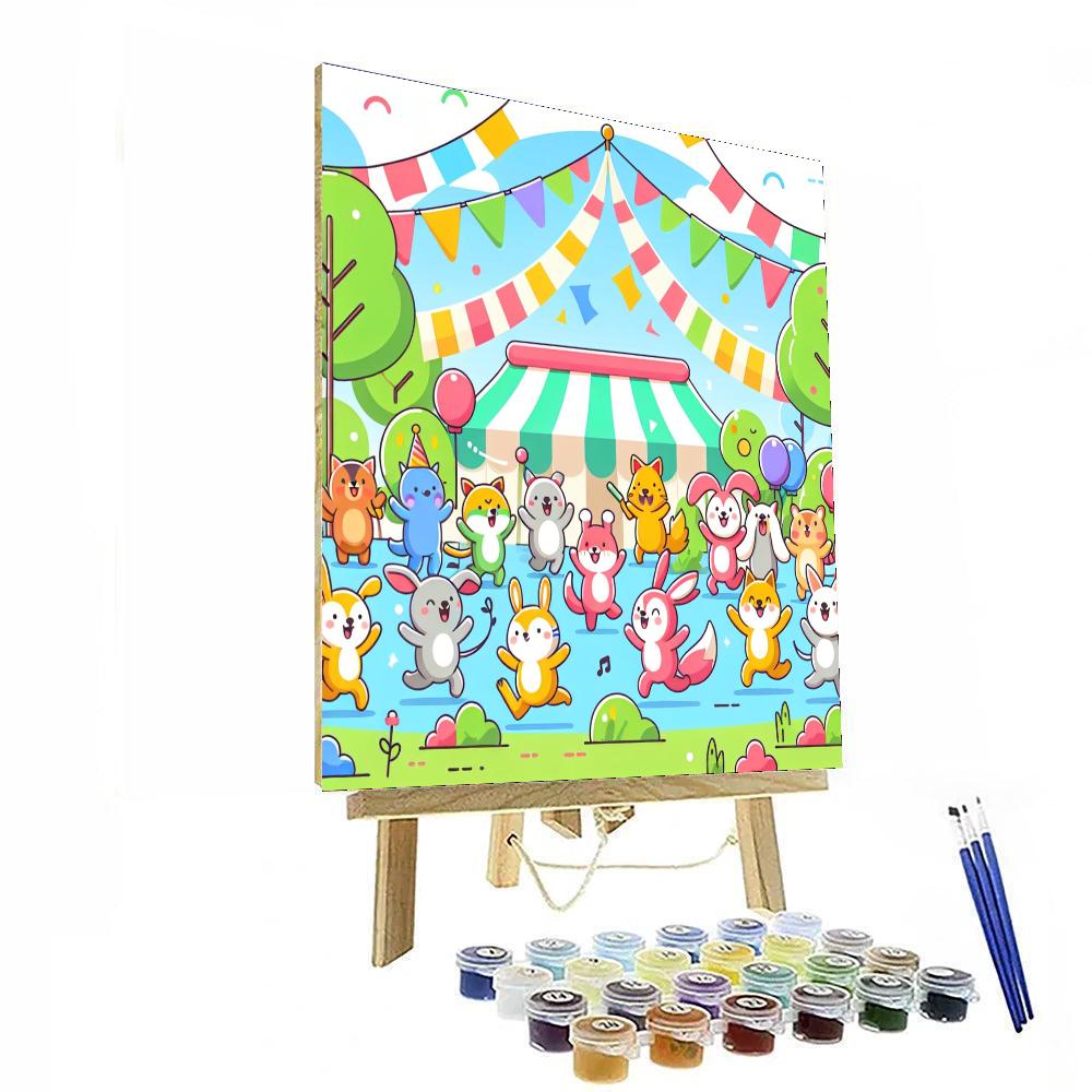 Festival Of Fantastic Beasts Number Painting