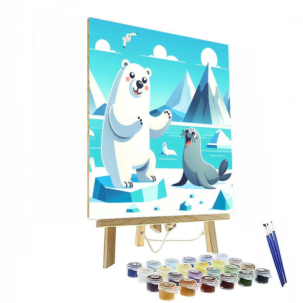 Arctic Icecap Adventures Number Painting