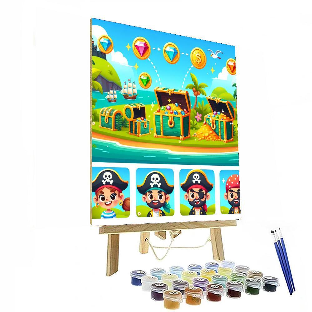 Mystery Island Treasure Painting By Numbers Kit