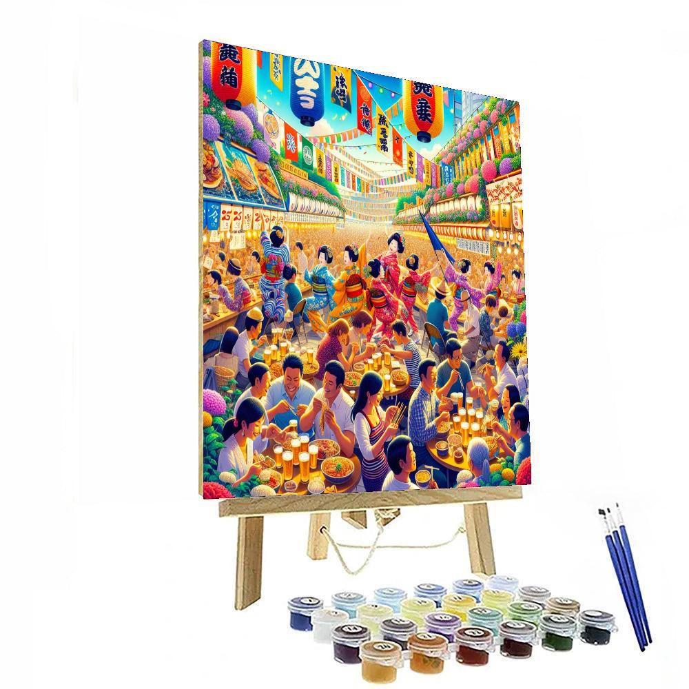 Sapporo Summer Festival Painting Number Kit
