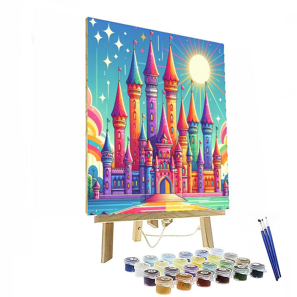 Mystical Castle Quest Number Painting