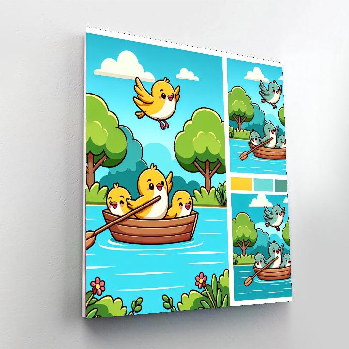 Crystal Clear Lake Larks Numbered Painting Kits