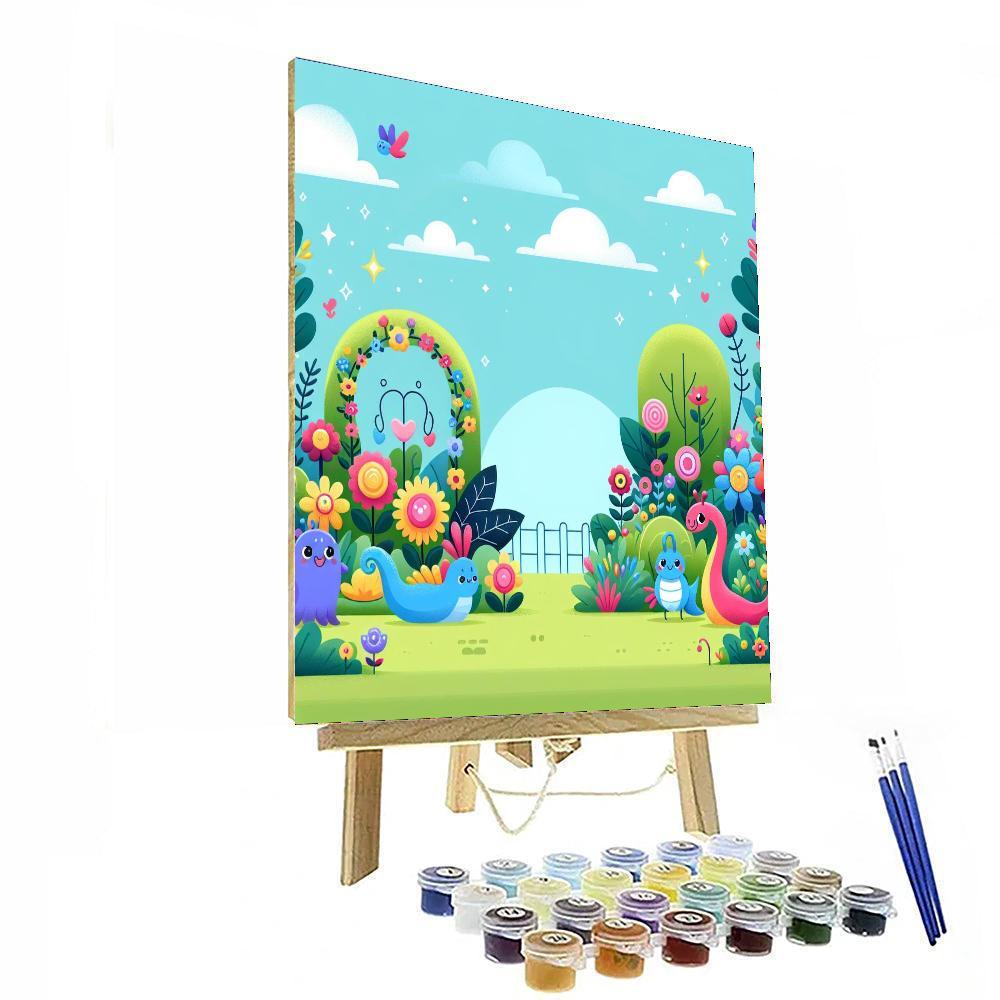 Magic Garden Hideaway Paint By Numbers Art