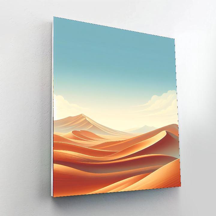 Desert Dunes Delight Paint By Numbers Art