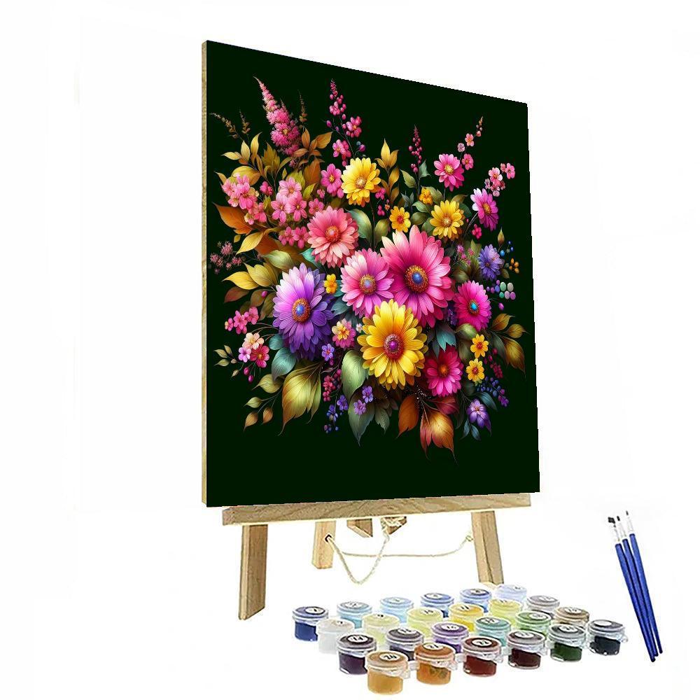 Lively Springtime Blossom Numbered Painting Kits
