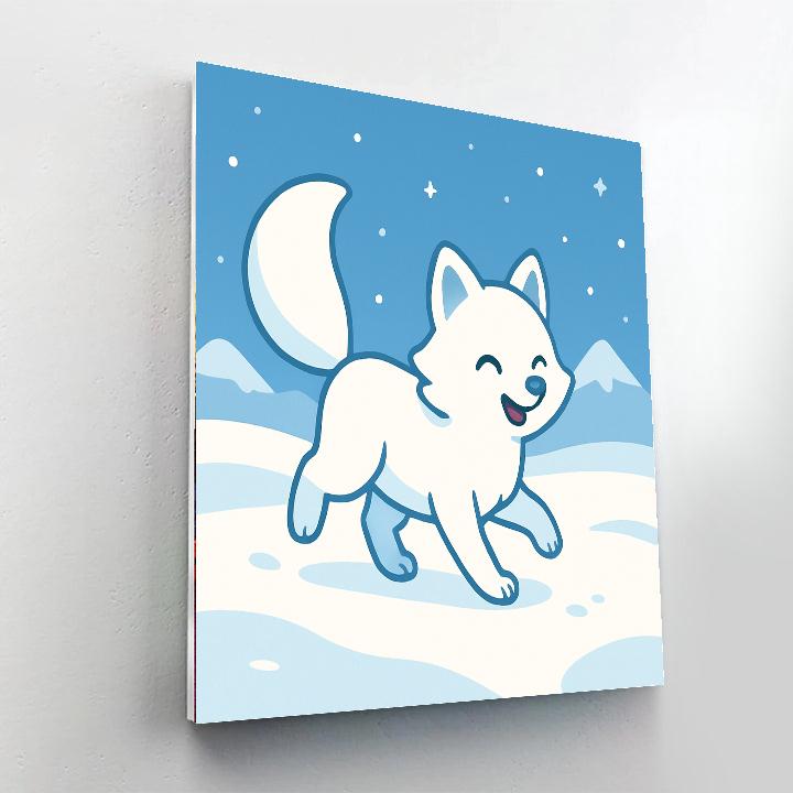 Arctic Fox Winter Wonder Paint By Number