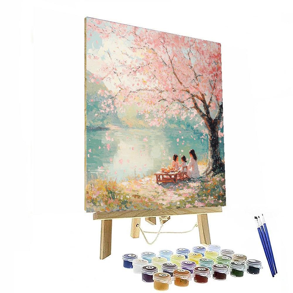 Beneath The Blossoms Paint By Numbers Kits