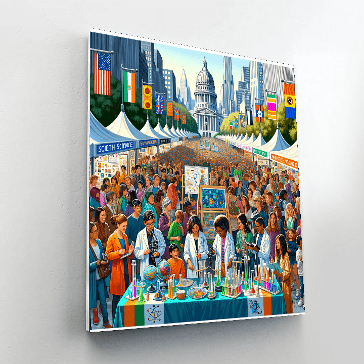 World Science Festival Painting By Numbers Kit