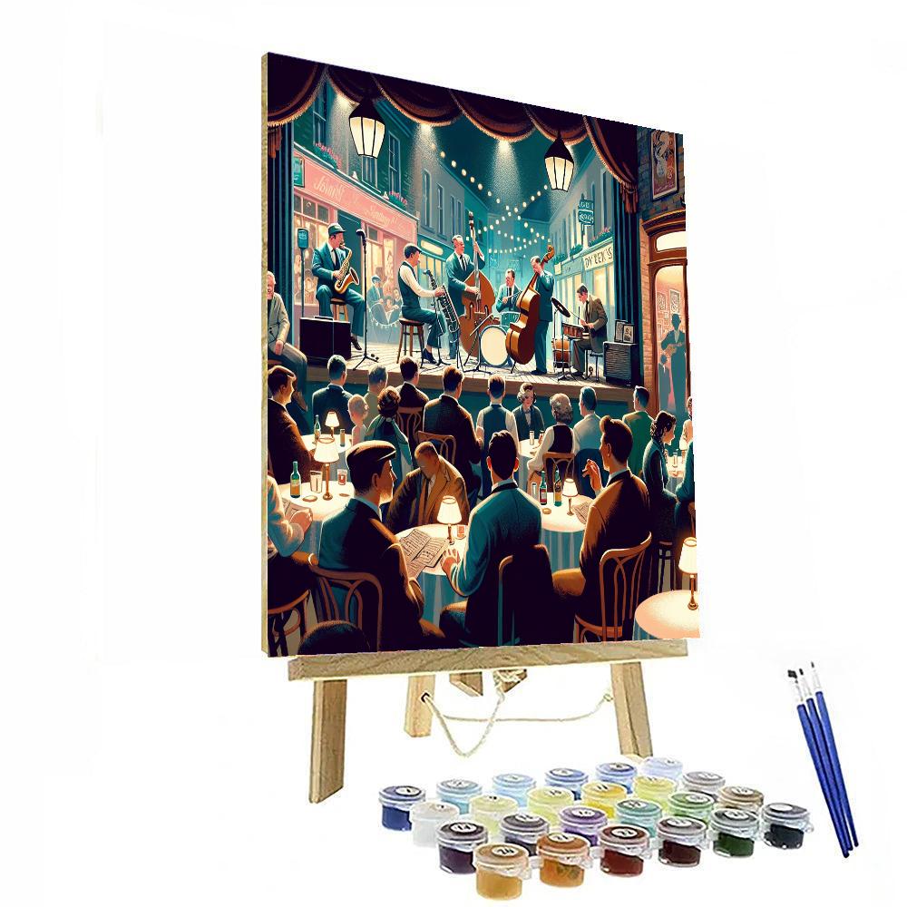Omagh Jazz And Big Band Festival - Northern Ireland Paint By Numbers Art