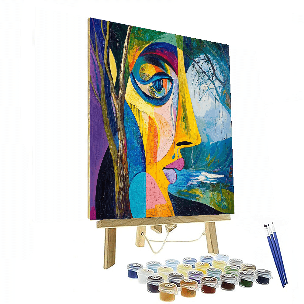 Pablo Picasso Inspired Picasso's Subconscious  Paint By Numbers Kits