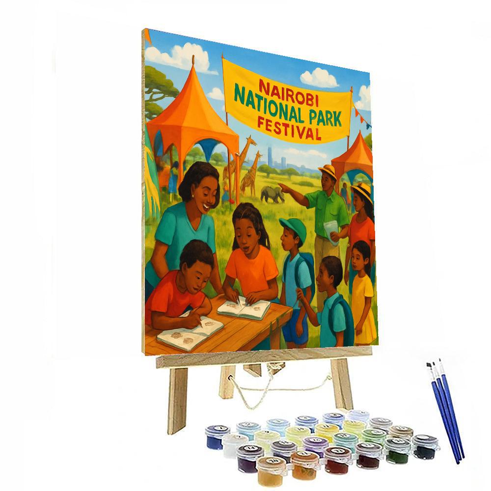 Nairobi National Park Festival - Kenya Paint By Color