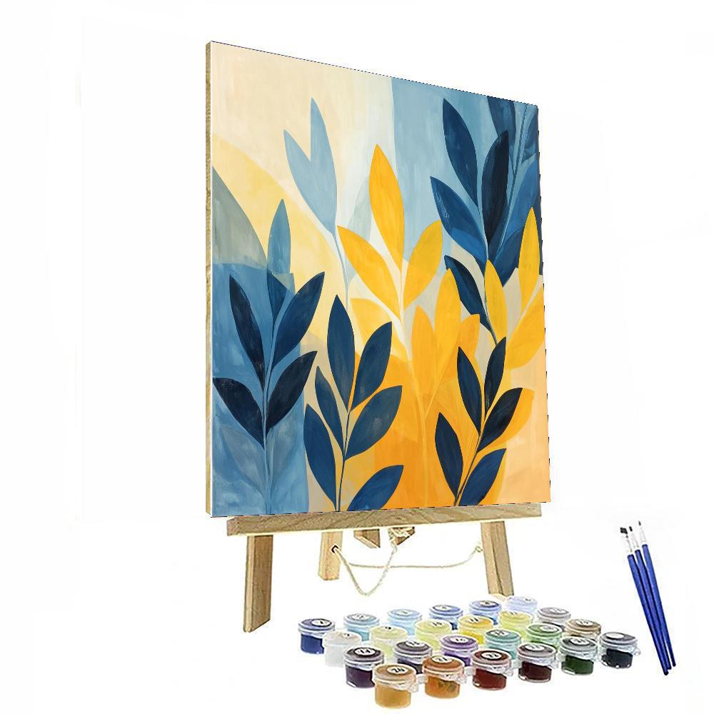 Joan Miró Inspired Nature’s Whimsy  Paint By Numbers Art