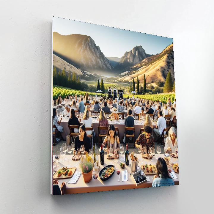 Franschhoek Wine Festival - South Africa Paint By Numbers