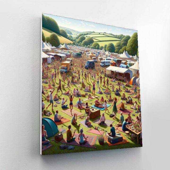 Wilderness Festival Paint By Numbers Art