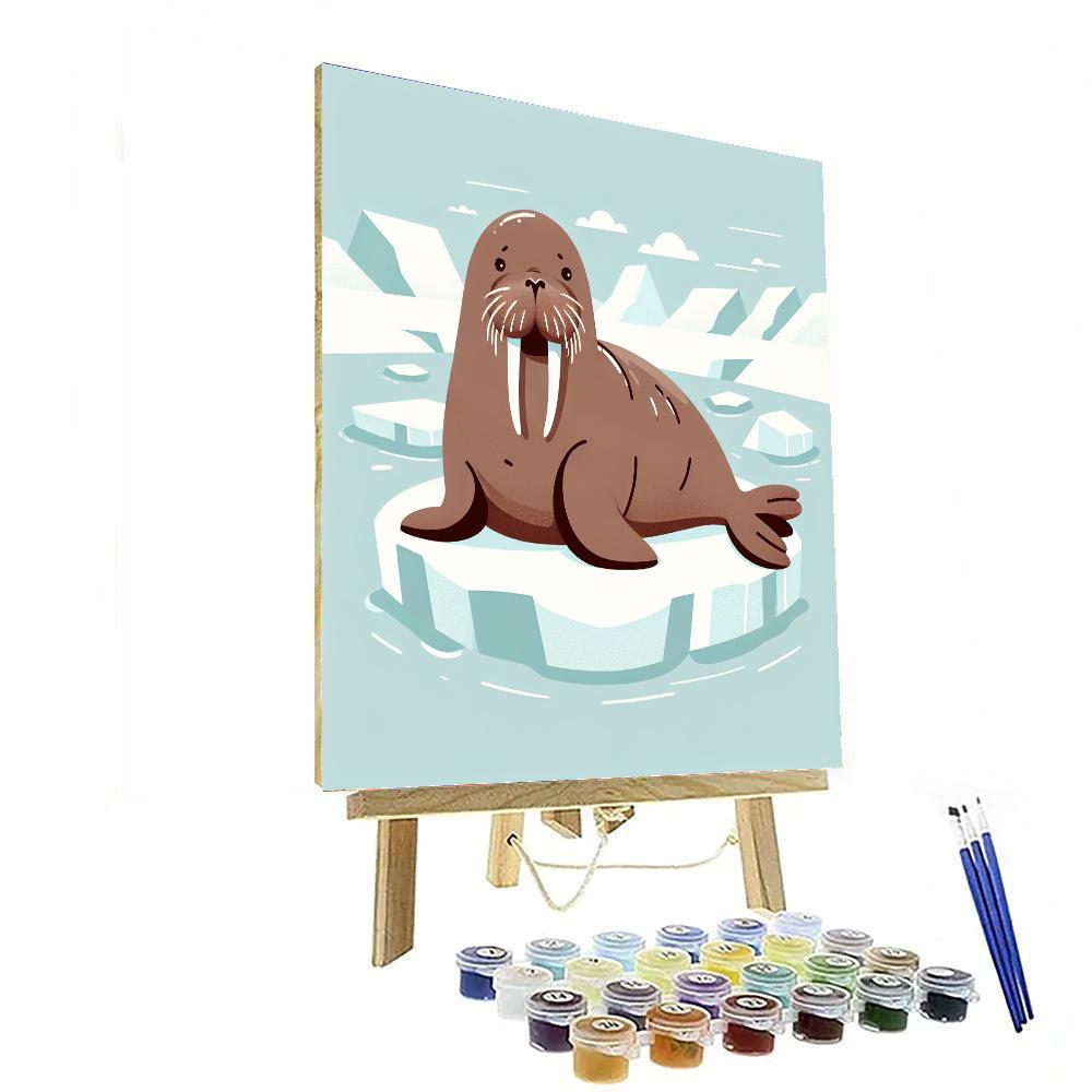 Wondrous Walrus Paint By Number