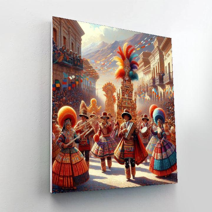 Fiesta De La Candelaria - Puno Number Painting