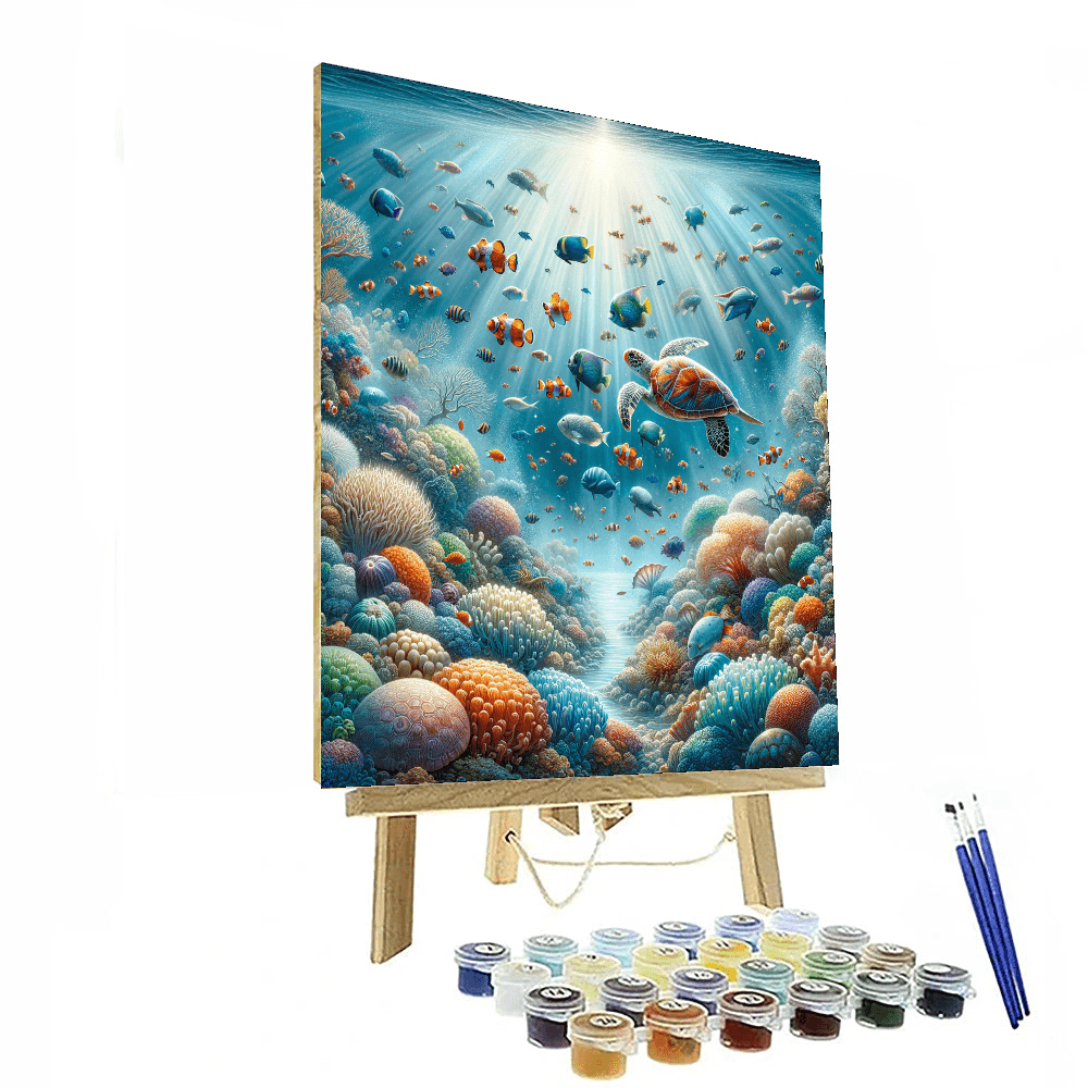 Enchanted Underwater Oasis - DIY Painting By Numbers Kit