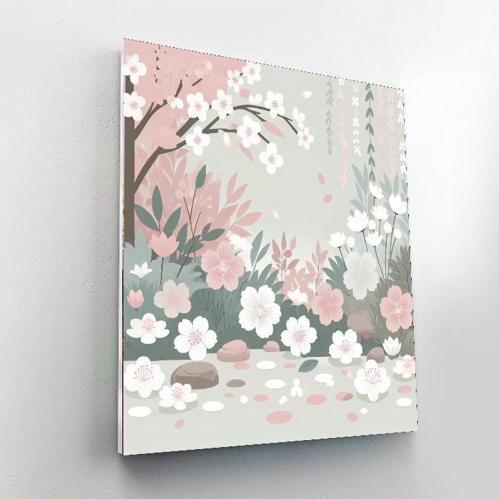 Petal Paradise Paint By Numbers Art