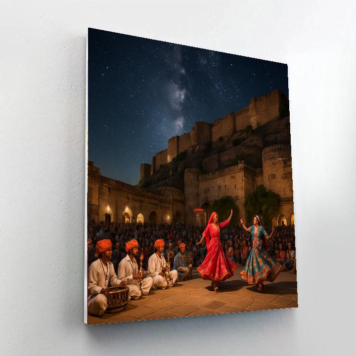 Rajasthan International Folk Festival - India Paint By Number