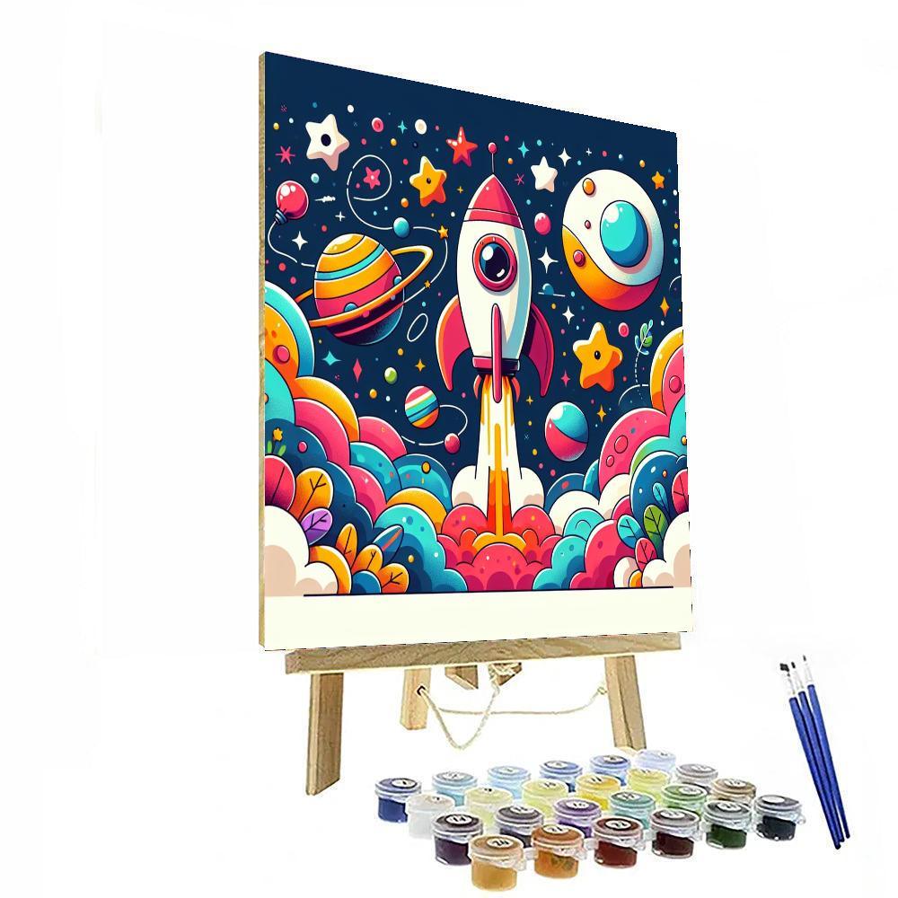 Creative Rocket Painting Number Kit